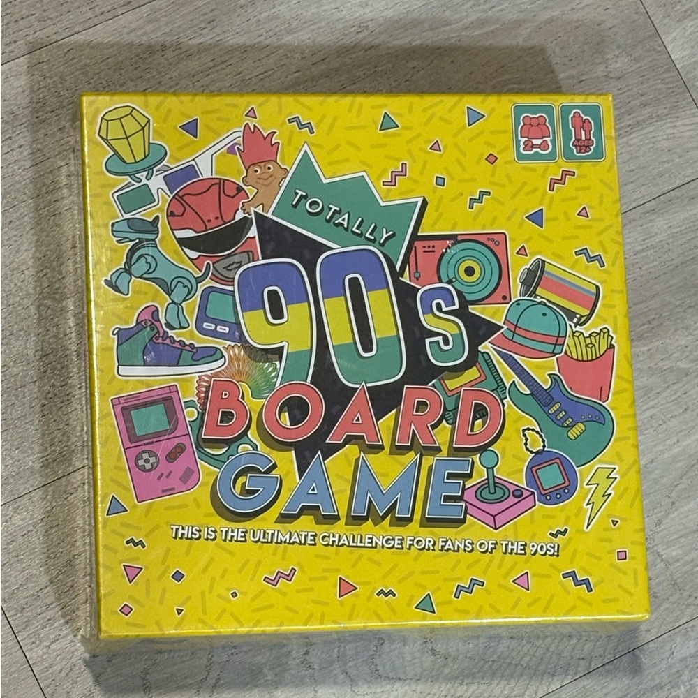 Totally 90s Board Game - Yellow